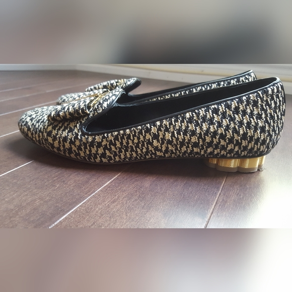 Feragamo sarno bow embellished raffia loafers - Picture 2 of 3